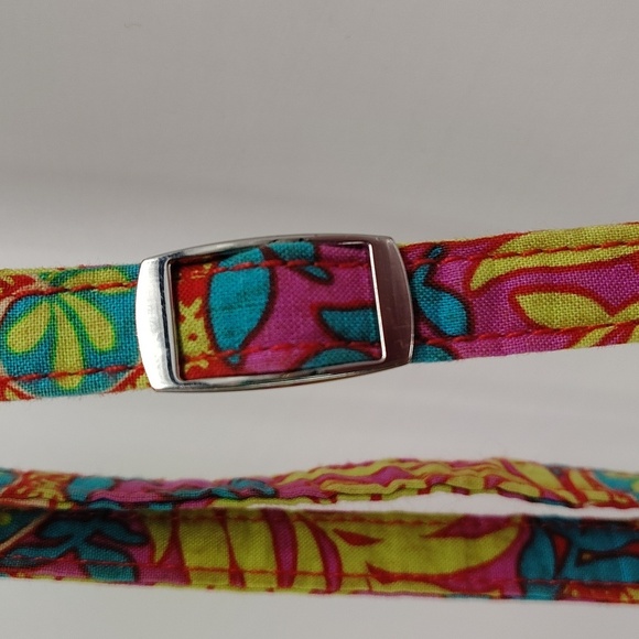 Vera Bradley Paisley In Paradise Crossbody Bag Multiple Pockets Adjustable Strap - Picture 7 of 10